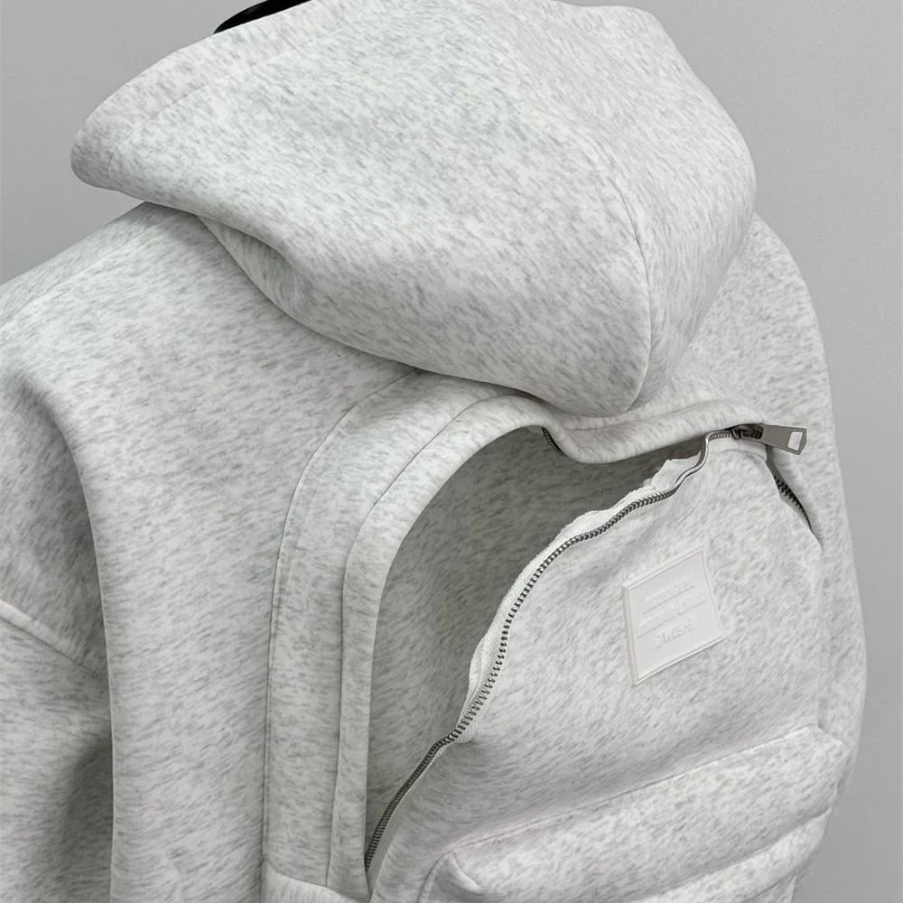 🔥Limited-Time Discount 66% OFF🔥 Travel Backpack Hoodie for Women/Men Cardigan Lightweight with Pockets