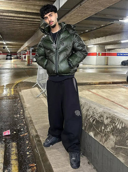 LLLangblinko Heat-Reactive Color-Shift Puffer Jacket