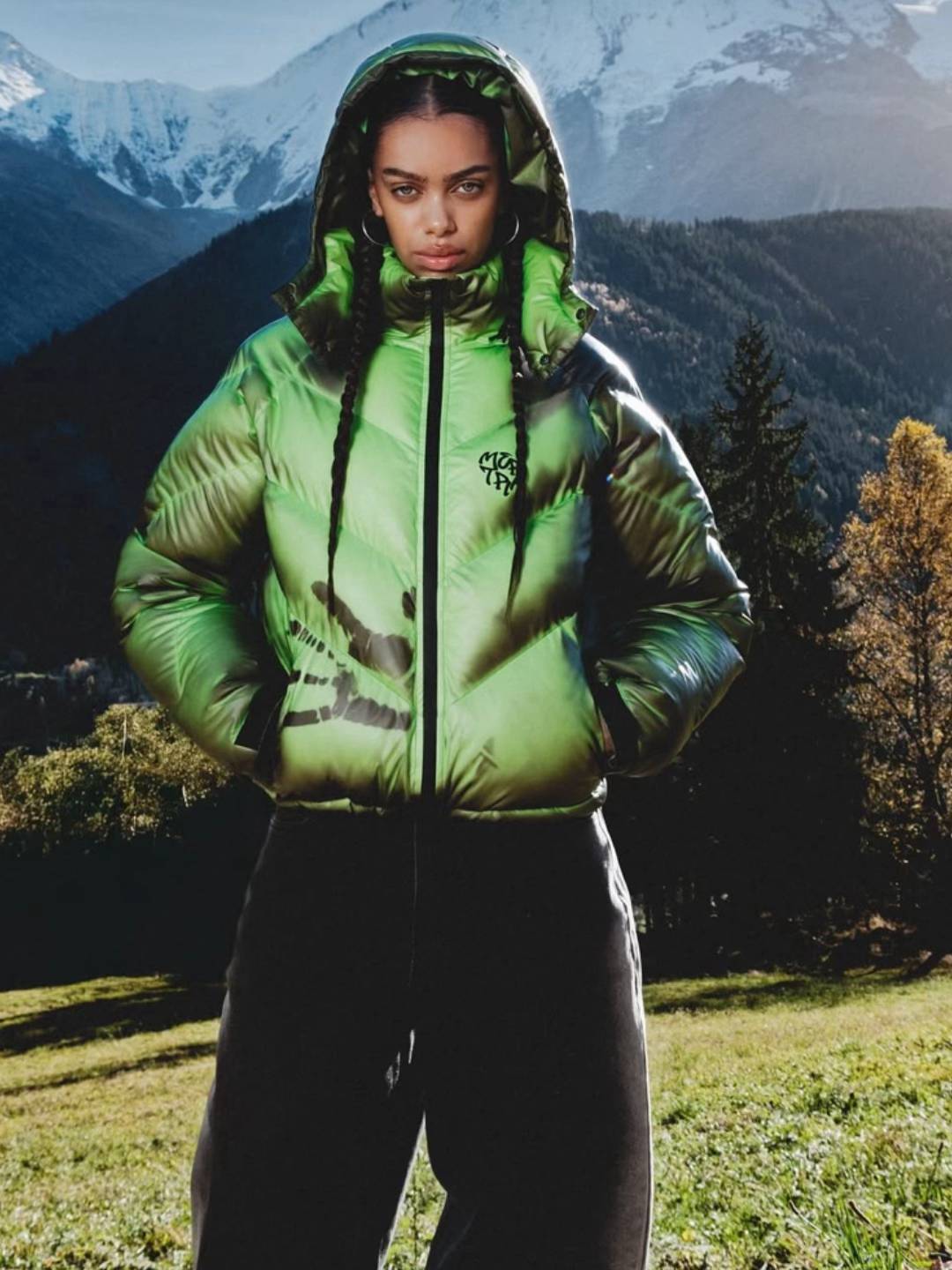 LLLangblinko Heat-Reactive Color-Shift Puffer Jacket