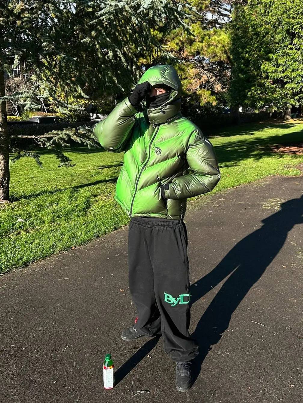 LLLangblinko Heat-Reactive Color-Shift Puffer Jacket