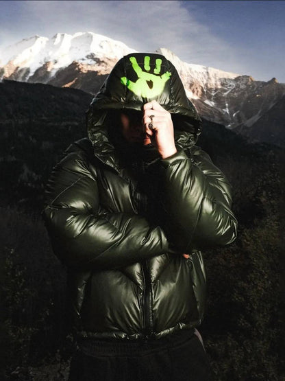 LLLangblinko Heat-Reactive Color-Shift Puffer Jacket